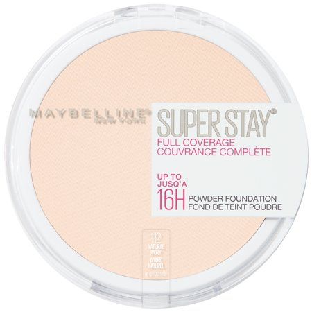 Photo 1 of **SET OF 2* Maybelline New York Super Stay Full Coverage Powder Foundation, Matte Finish, Natural Ivory - 0.18 Oz | CVS
