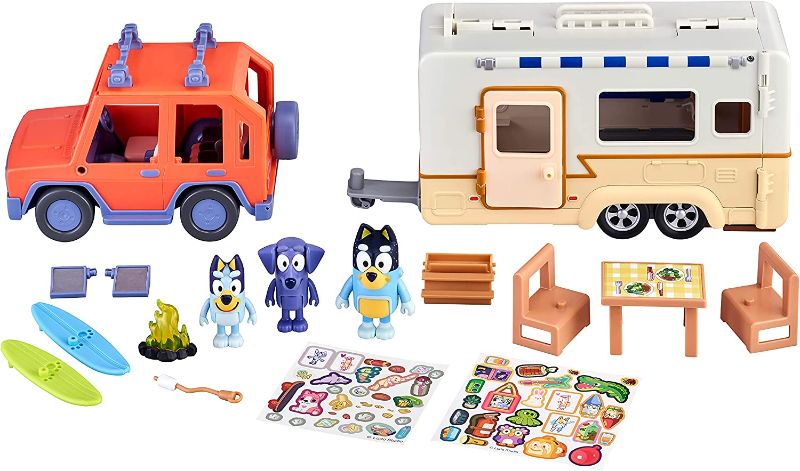 Photo 1 of Bluey's Ultimate Caravan Adventures - Caravan Playset and 2.5-3" Figures (1825408)
