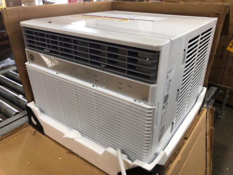Photo 6 of **MINOR DAMAGE** GE Profile Inverter Window Air Conditioner 12,000 BTU, WiFi Enabled, Ultra Quiet, Energy Efficient for Large Rooms, Easy Installation with Included Kit, 12K Window AC Unit, Energy Star, White
