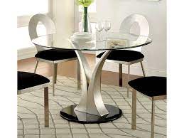 Photo 1 of **GLASS TOP ONLY** Furniture of America Dining Room Round Dining Table CM3727T-TABLE at Furniture Max
