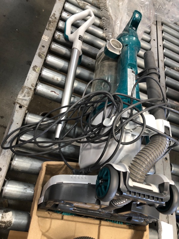 Photo 1 of **DIRTY MISSING SMALL PARTS** Kenmore DU2012 Bagless Upright Vacuum 2-Motor Power Suction Lightweight Carpet Cleaner with 10’Hose, HEPA Filter, 2 Cleaning Tools for Pet Hair, Hardwood Floor, Green
