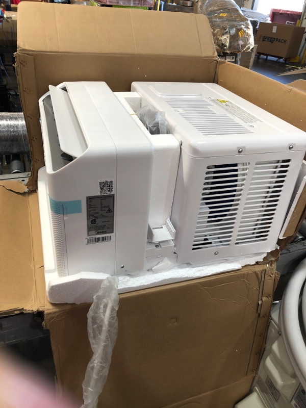Photo 4 of * Blows Cold* * Shipping Damage* * Tested*  Smart 8000 BTU U-shaped Air Conditioner with Ultra Efficient Inverter Technology Innovative Ultra Quiet Design Open Window Flexibility in
