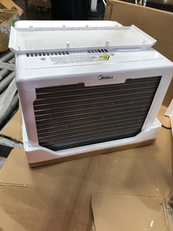 Photo 4 of * Blows ColD* *Minor Damage* Midea 8,000 BTU U-Shaped Inverter Window Air Conditioner WiFi, 9X Quieter, Over 35% Energy Savings ENERGY STAR MOST EFFICIENT