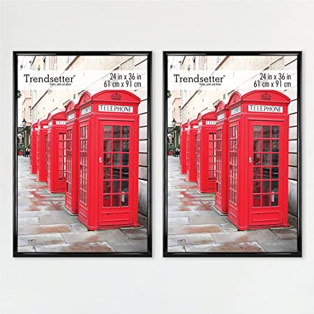 Photo 1 of *NEW* MCS Trendsetter Poster Frame, Black, 24 x 36 in, 2PACK
