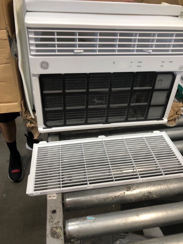 Photo 7 of **TESTED**DAMAGED**MISSING PARTS** GE Window Air Conditioner 8000 BTU, Wi-Fi Enabled, Energy-Efficient Cooling for Medium Rooms, 8K BTU Window AC Unit with Easy Install Kit, Control Using...
