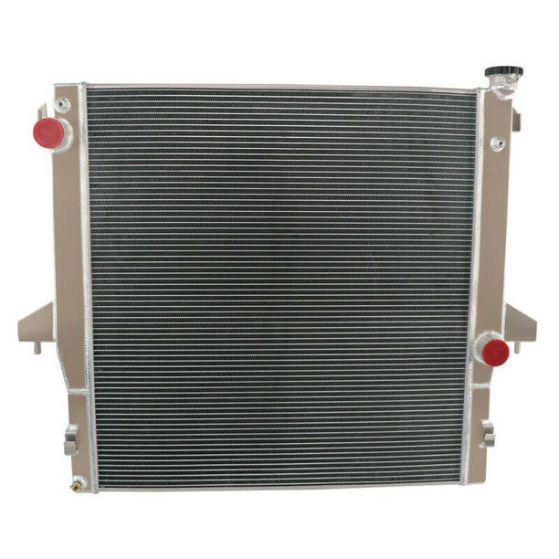 Photo 1 of * MISSING PARTS* DAMAGED**  2 Row Radiator Shroud Fan For 2003-09 Dodge Ram 2500 3500 6.7L Cummins ALLOY
