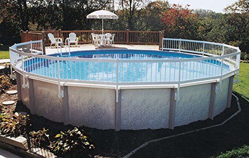 Photo 1 of *MISSING PARTS*  Blue Wave Above Ground Pool Fence Kit (8 Section) - White