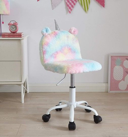 Photo 1 of ***PARTS ONLY*** Heritage Kids Rainbow Unicorn Rolling Desk Chair
