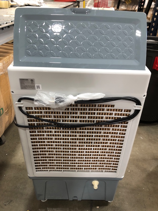 Photo 3 of Evaporative Cooler, VAGKRI 2100CFM Air Cooler, 120°Oscillation Swamp Cooler with Remote Control, 24H Timer, 3 Wind Speeds for Outdoor Indoor Use,7.9Gallon
