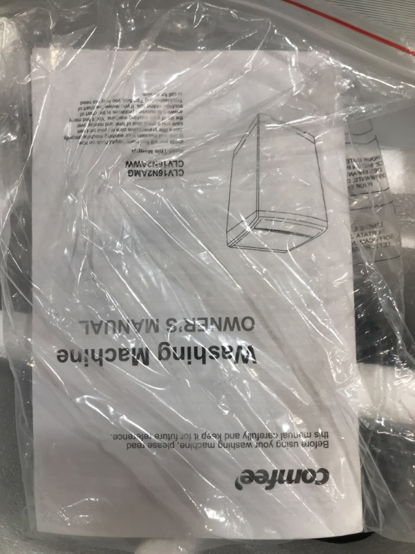 Photo 8 of **TESTED MINOR DAMAGE** Comfee’ 1.6 CU.FT Portable Washing Machine, 11lbs Capacity Fully Automatic Compact Washer with Wheels, 6 Wash Programs Laundry Washer with Drain