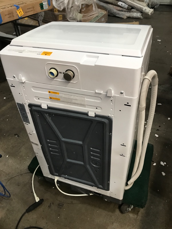Photo 2 of **TESTED MINOR DAMAGE** Comfee’ 1.6 CU.FT Portable Washing Machine, 11lbs Capacity Fully Automatic Compact Washer with Wheels, 6 Wash Programs Laundry Washer with Drain