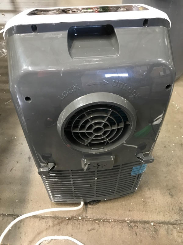 Photo 1 of **BLOWS COOL NOT COLD** SereneLife SLPAC8 Portable Air Conditioner Compact Home AC Cooling Unit with Built-in Dehumidifier & Fan Modes, Quiet Operation, Includes Window Mount Kit, 8,000 BTU, White
