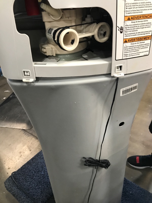 Photo 8 of * DAMAGED* MISSING PARTS Whirlpool WHES30E 30,000 Grain Softener | Salt & Water Saving Technology | NSF Certified | Automatic Whole House Soft Water Regeneration, 0.75 inches, Off-White
