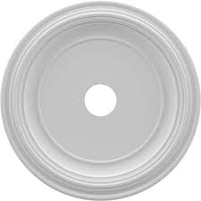 Photo 1 of 16"OD X 3 1/2"ID X 1 3/8"P TRADITIONAL THERMOFORMED PVC CEILING MEDALLION (FITS CANOPIES UP TO 9 1/2")
