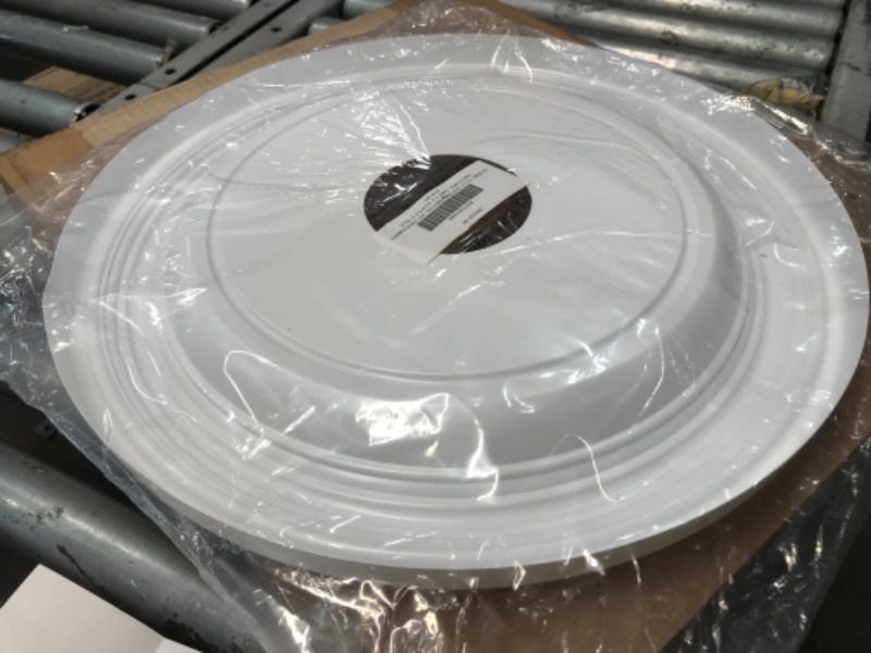 Photo 2 of 16"OD X 3 1/2"ID X 1 3/8"P TRADITIONAL THERMOFORMED PVC CEILING MEDALLION (FITS CANOPIES UP TO 9 1/2")
