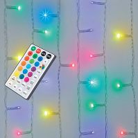 Photo 1 of 5' x 3.5' LED RGB Curtain Light with Remote - West & Arrow

