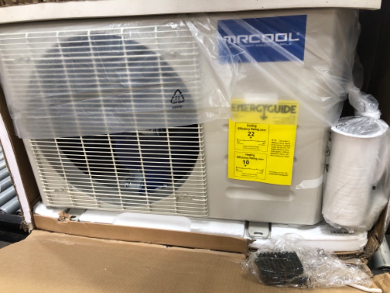 Photo 4 of MRCOOL DIY Gen-3 12,000 BTU 22 SEER ENERGY STAR Ductless Mini Split Air Conditioner & Heat Pump w/ 25 ft. Install Kit 115-Volt