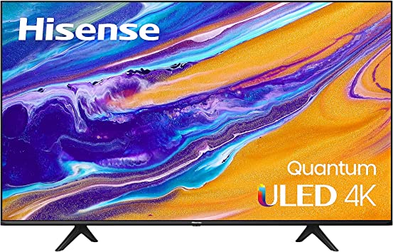 Photo 1 of Hisense ULED 4K Premium 55U6G Quantum Dot QLED Series 55-Inch Android 4K Smart TV with Alexa Compatibility, 600-nit HDR10+, Dolby Vision & Atmos, Voice Remote (2021 Model)
