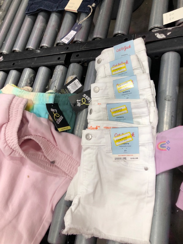 Photo 2 of 5 item bundle 
Toddler Girls' Cutoff Jean Shorts - Cat & Jack™(x5)
sizes 5T, 4T, 3T
