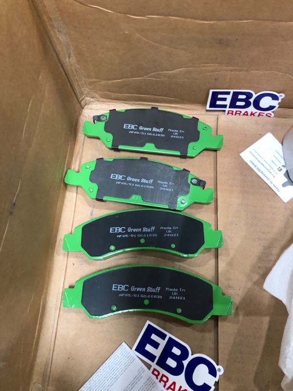 Photo 7 of 2 items 
EBC Brakes GD7372 3GD Series Dimpled and Slotted Sport Rotor
EBC Brakes DP61830 6000 Series Greenstuff Truck and SUV Brake Pad
