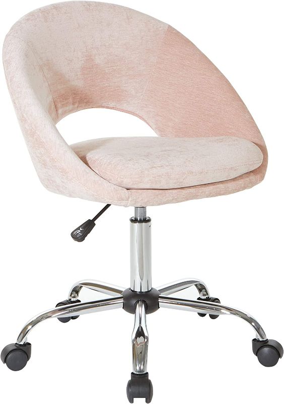 Photo 1 of OSP Home Furnishings Milo Office Chair, Blush
