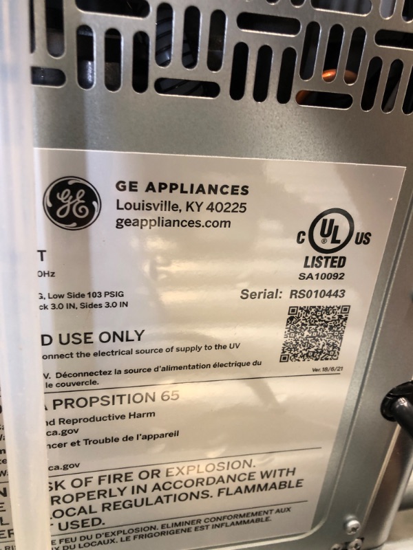 Photo 5 of **MINOR DENTS* TESTED* * GE Profile Opal | Countertop Nugget Ice Maker with Side Tank | Portable Ice Machine Makes up to 24 lbs. of Ice Per Day | Stainless Steel Finish
