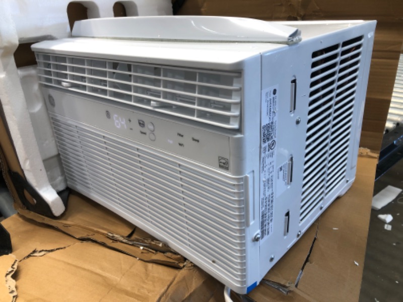 Photo 5 of **TESTED**DAMAGED**MISSING PARTS** GE Window Air Conditioner 8000 BTU, Wi-Fi Enabled, Energy-Efficient Cooling for Medium Rooms, 8K BTU Window AC Unit with Easy Install Kit, Control Using Remote or Smartphone App
