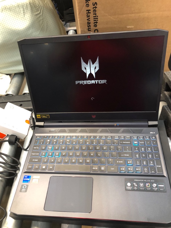 Photo 3 of Acer Predator Helios 300 PH315-54-760S Gaming Laptop | Intel i7-11800H | NVIDIA GeForce RTX 3060 Laptop GPU | 15.6" Full HD 144Hz 3ms IPS Display | 16GB DDR4 | 512GB SSD | Killer WiFi 6 | RGB Keyboard
