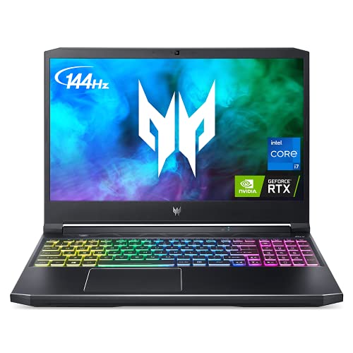 Photo 1 of Acer Predator Helios 300 PH315-54-760S Gaming Laptop | Intel i7-11800H | NVIDIA GeForce RTX 3060 Laptop GPU | 15.6" Full HD 144Hz 3ms IPS Display | 16GB DDR4 | 512GB SSD | Killer WiFi 6 | RGB Keyboard
