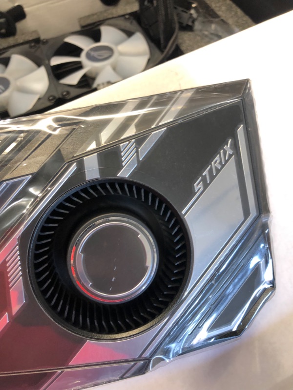 Photo 17 of ASUS ROG Strix LC NVIDIA GeForce RTX 3090 Ti OC Edition Gaming Graphics Card (PCIe 4.0, 24GB GDDR6X, HDMI 2.1, DisplayPort 1.4a, Full-Coverage Cold Plate, 240mm Radiator, 600mm tubing, GPU Tweak)
