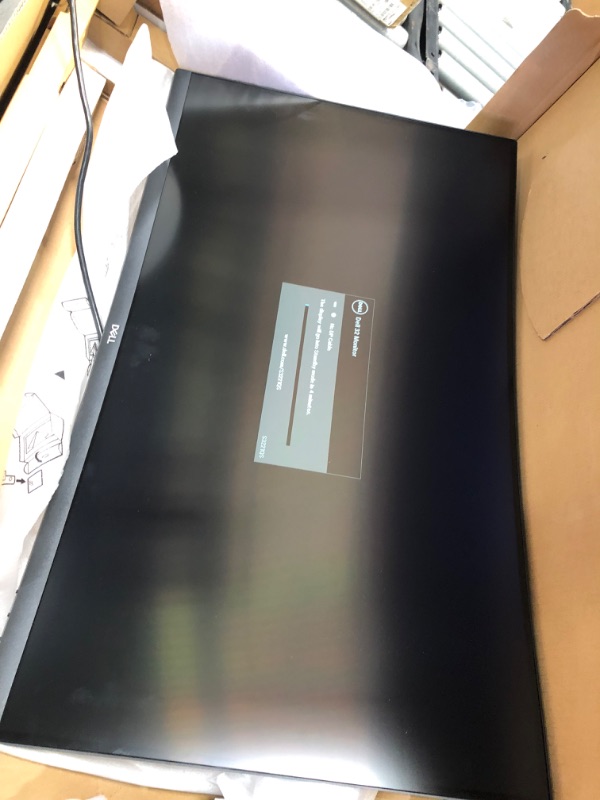Photo 1 of Dell S3221QS 32 Inch Curved 4K UHD, VA Ultra-Thin Bezel Monitor, AMD FreeSync, HDMI, DisplayPort, Built in Speakers, VESA Certified, Silver
