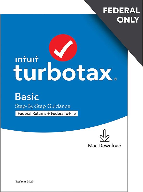 Photo 2 of [Old Version] TurboTax Basic 2020 Desktop Tax Software, Federal Returns Only + Federal E-file [MAC Download]
