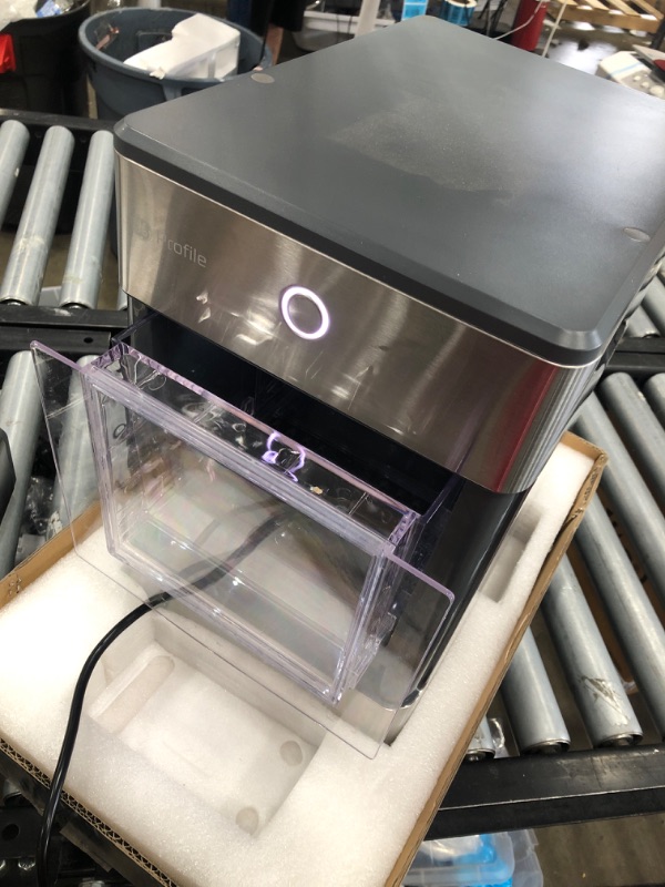 Photo 3 of 
GE Profile Opal | Countertop Nugget Ice Maker with Side Tank | Portable Ice Machine Makes up to 24 Lbs. of Ice per Day | Stainless Steel Finish
