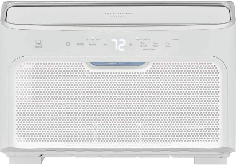 Photo 1 of Damaged (Parts Only) - Frigidaire GHWQ123WC1 Inverter Quiet Temp Room Air Conditioner, 12,000 BTU with Wi-Fi Connected, Energy Star Certified, Easy-to-Clean Washable Filter, Eco Mode, in White
