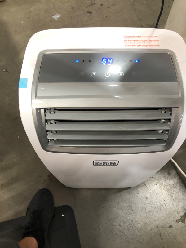 Photo 2 of 12,500 BTU, 8,000 BTU (SACC/CEC) Portable Air Conditioner, Dehumidifier and Remote, White