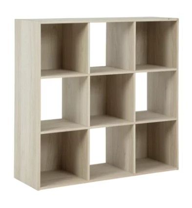 Photo 1 of  Signature Design by Ashley Socalle Modern 9 Cube Storage Organizer or Bookcase, Whitewash
Assembled Product Dimensions (L x W x H)
39.50 x 11.81 x 5.00 Inches