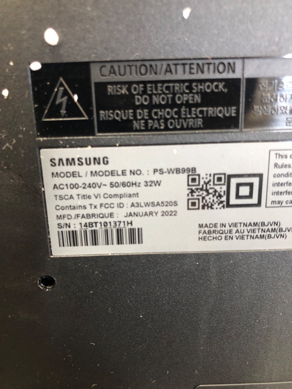 Photo 16 of SAMSUNG HW-Q990B/ZA 11.1.4ch Soundbar w/ Wireless Dolby Atmos / DTS:X, Rear Speakers, Q Symphony, SpaceFit Sound+, Airplay 2, Adaptive Sound, Game Pro Mode, Alexa Built-In, 2022
