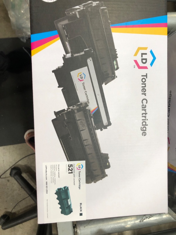 Photo 3 of LD Products Compatible Toner Cartridge Replacement for Lexmark 521 (Black) for use in Lexmark MS811dtn MS810dtn MS810DE MS810DTN
