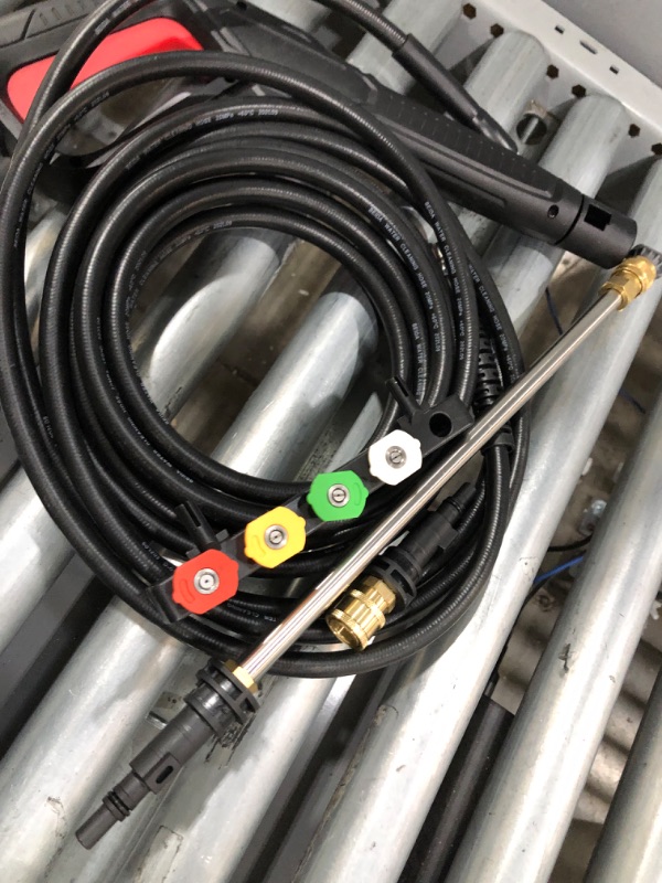 Photo 3 of NON FUNCTIONAL / PARTS
Chemical Guys EQP408 ProFlow Performance Electric Pressure Washer PM2000, 14.5-Amp Motor 2030 Max PSI, 1.77 GPM, Includes 5 Full Range QC Tips, Cleans Cars, Patios, Driveways, Homes and More , Gray
