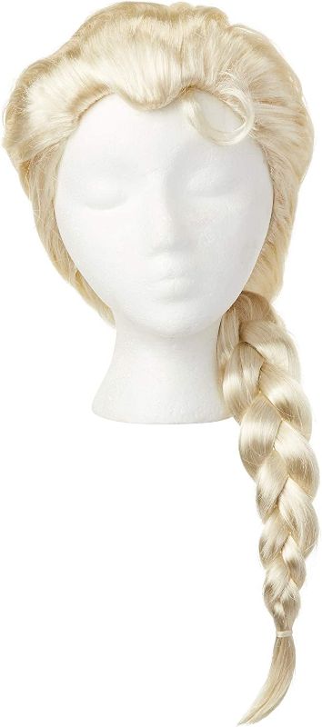 Photo 1 of Disney Frozen 2 Elsa Wig, 20" Long with Iconic Braid for Girls Costume, Dress Up or Halloween for Ages 3+
