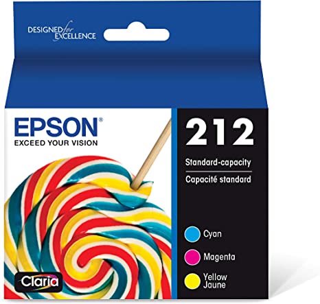 Photo 1 of EPSON T212 Claria -Ink Standard Capacity Color Combo Pack (T212520-S) for Select Epson Expression and Workforce Printers
