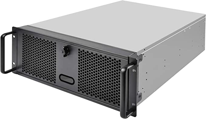 Photo 1 of DAMAGED ITEM
SilverStone Technology 4U Rackmount Server Chassis with 3 X 5.25 Front Bays with CEB/ATX/mATX/Mitx Support RM400 Cases SST-RM400
