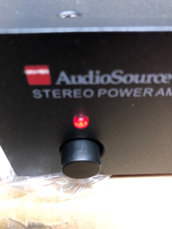 Photo 1 of Audiosource 2-Channel Analog Power Amp (50 Watts per Channel) Amp100vs