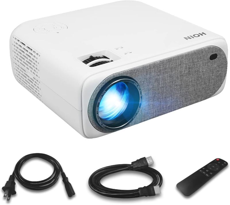 Photo 1 of 1080P Projector Full HD, Wi-Fi Bluetooth Projector ,8500 lumens Movie Projector, 4D Keystone Correction, 6000 Hours of lamp Life, 50 "- 200" Screen Display, Suitable for a Home Theater