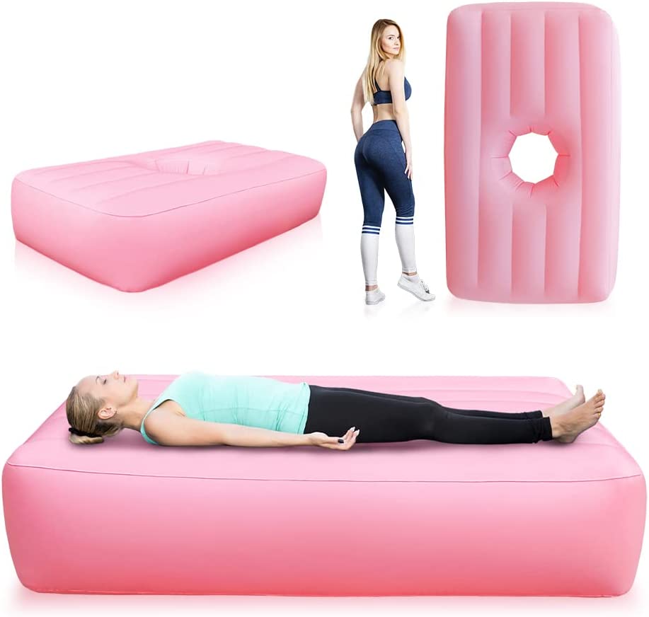 Photo 1 of  BBL Bed Inflatable Air Mattress with Hole for Sleeping After Brazilian Butt Lift Surgery Recover, Waterproof BBL Post Surgery Supplies
