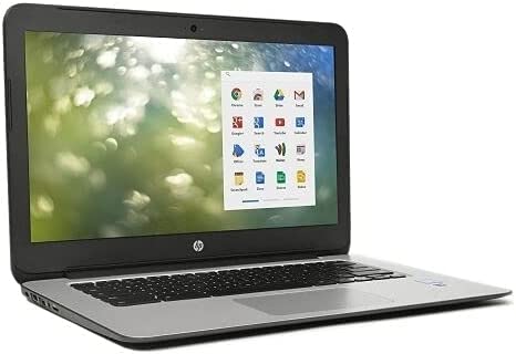 Photo 1 of HP Chromebook 14 G4 14" 4GB 16GB Intel Celeron N2840 X2 2.16GHz, Black (Renewed)
