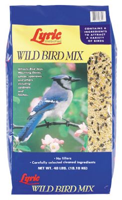 Photo 1 of (OPENED)Lyric Wild Bird Food, 40-lb Bag
**CUTS ON BAG, FOOD FELL OUT, TAPE PATCHING CUTS** 