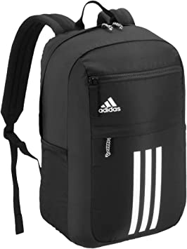 Photo 1 of adidas Unisex League 3 Stripe Backpack, Black, ONE SIZE
