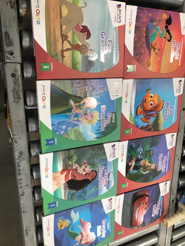 Photo 7 of SLIGHTLY USED**BYJU’S Learning(featuring Disney), 1st Grade Premium Kit Ages 5-7-Featuring Disney & Pixar Characters-Reading, Addition/Subtraction, Writing & Phonics-Powered by Osmo-Works with iPad(Amazon Exclusive)
