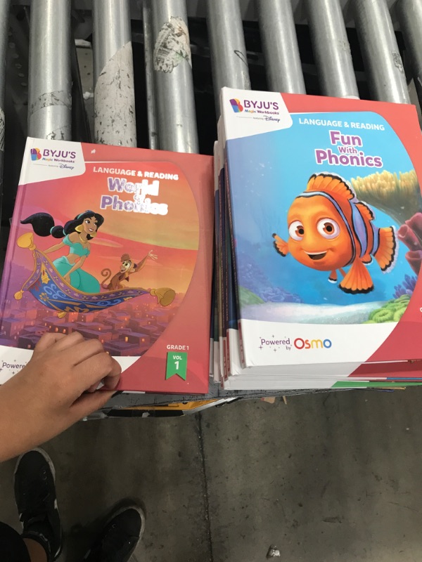 Photo 2 of SLIGHTLY USED**BYJU’S Learning(featuring Disney), 1st Grade Premium Kit Ages 5-7-Featuring Disney & Pixar Characters-Reading, Addition/Subtraction, Writing & Phonics-Powered by Osmo-Works with iPad(Amazon Exclusive)
